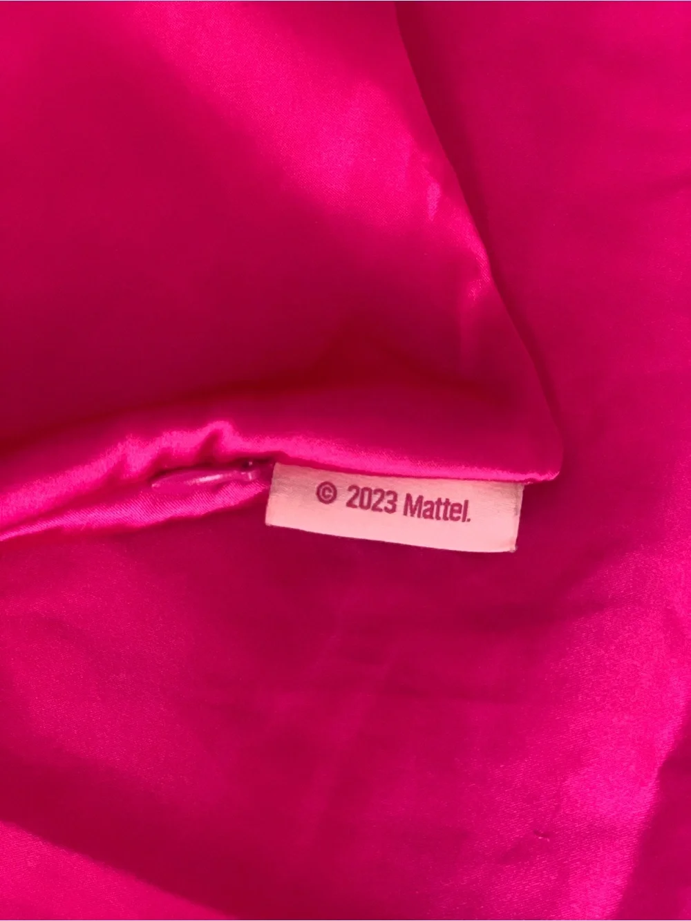 Barbie x Kitsch Iconic Pink Satin Pillow Case Zipper Standard